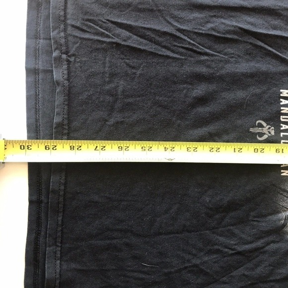 Star Wars T Shirt The Mandelorian Mens 2XL Pre-Owned Gray - Picture 6 of 9